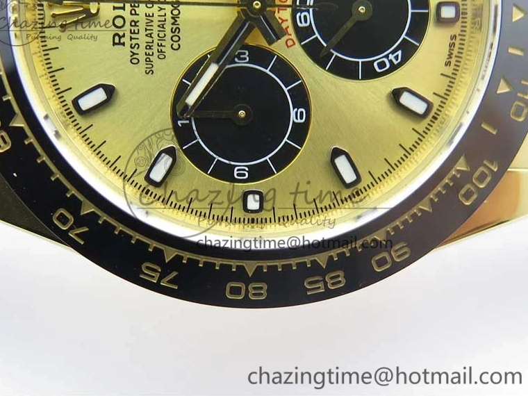 Best AAA Replica Sites YG (Free Black Noob V3 Edition SS Best Strap Strap) Dial Vibrant Daytona YG 116518 904L Plated Extra on 3208 Rubber 1:1 Black SA4130 Case 0117